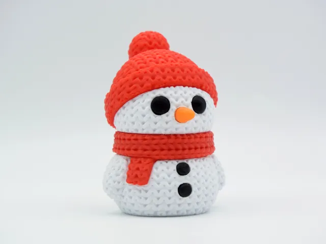 Knitted Snowman - Christmas