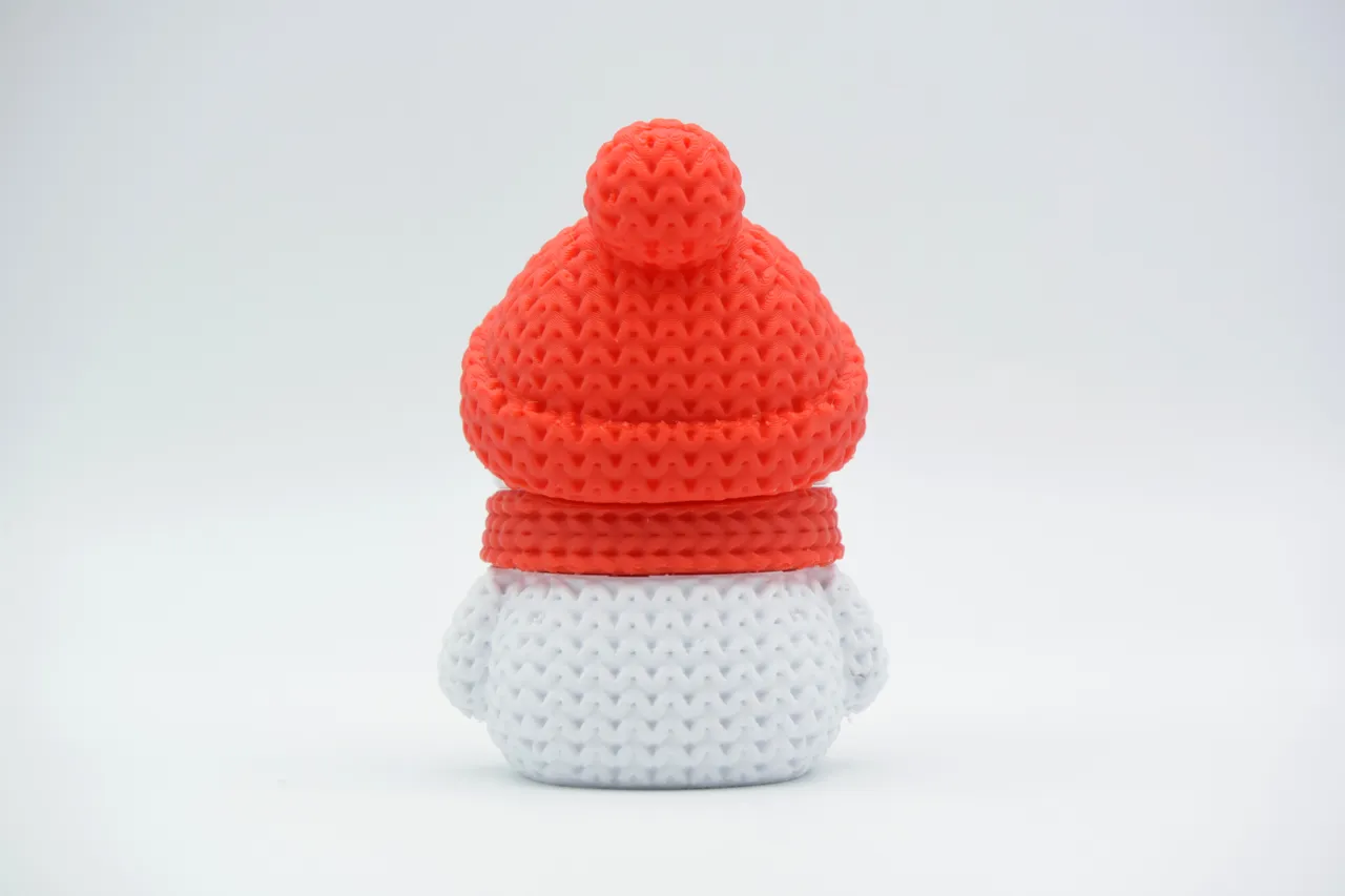Knitted Snowman - Christmas view 3