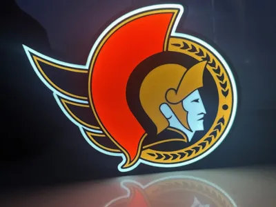 Ottawa Senators Logo Light Box