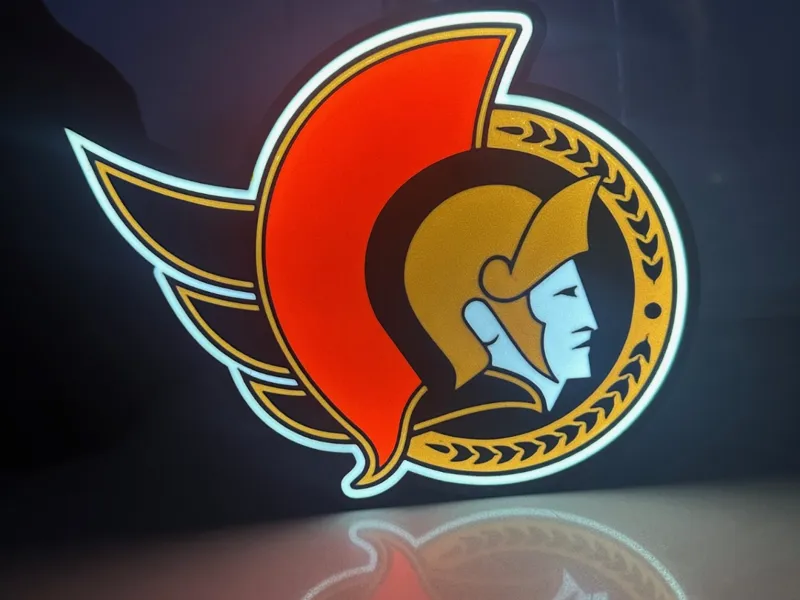Ottawa Senators Logo Light Box