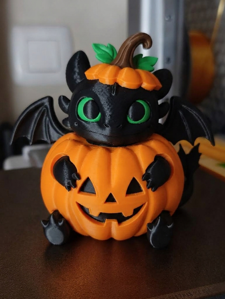 Pumpkin Toothless - Halloween Edition - 1