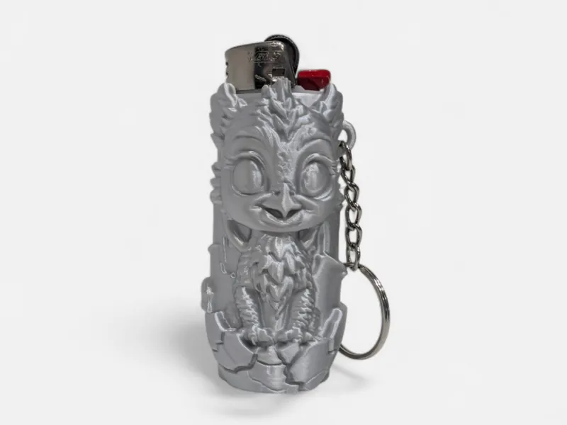 Baby Dragon Bic Lighter Case