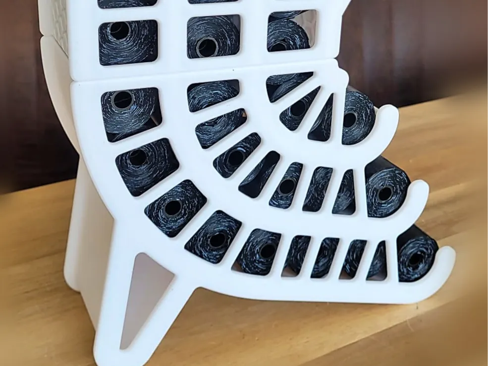 Système modulaire de rangement pour sacs à déjections canines