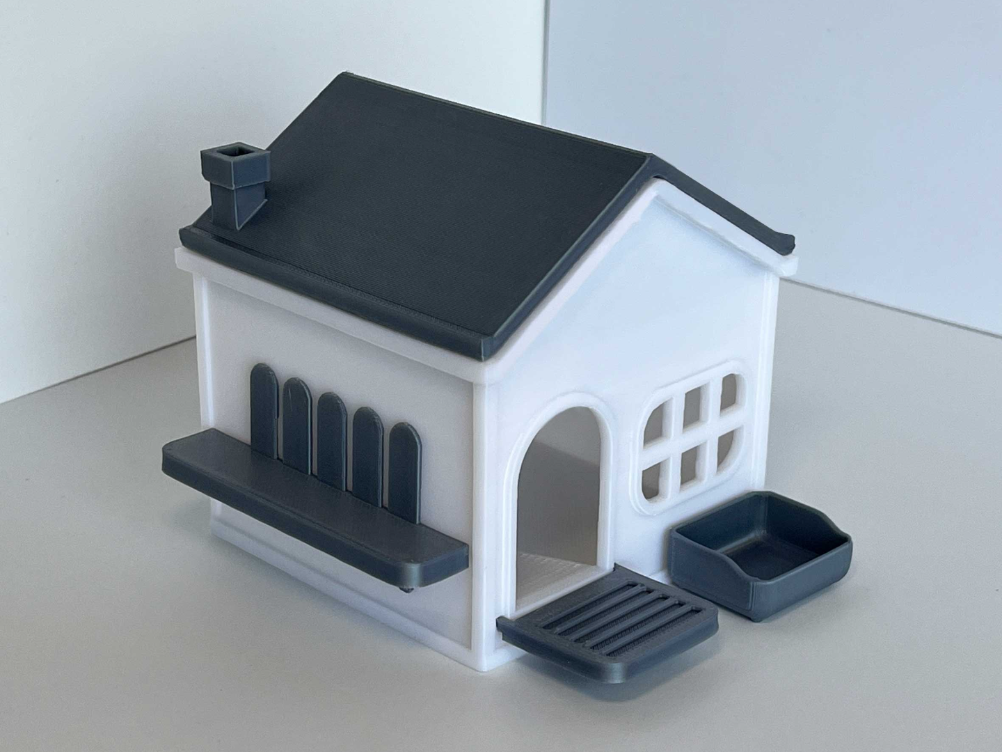 Miniatura 1 do modelo 3D 仓鼠小屋