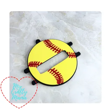 Llavero: Softball hairband keychain — vista de referencia 5