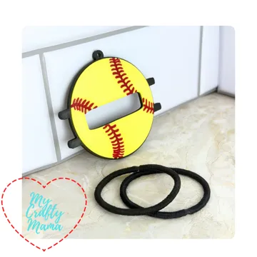 Llavero: Softball hairband keychain — vista de referencia 4
