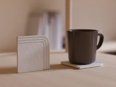 Scandinavian-inspired coaster 