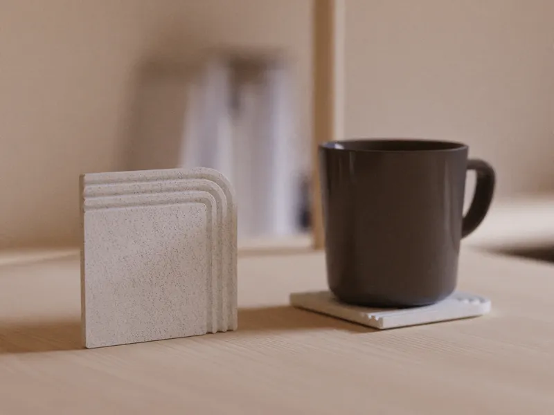 Scandinavian-inspired coaster 