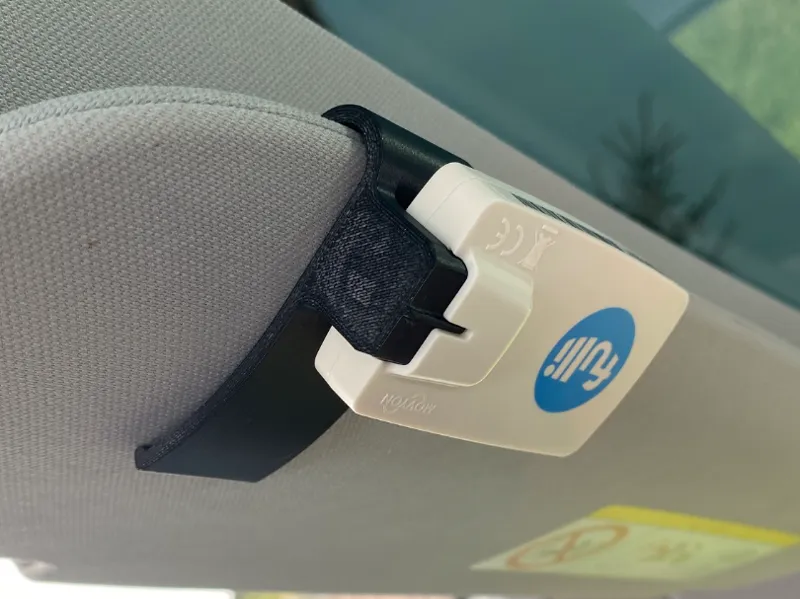 Fulli / Telepass badge clip for Tesla Model 3