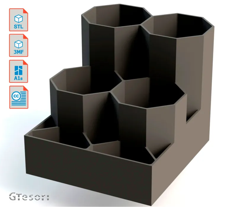 Portapenne "Pandoro" organizer salvaspazio 