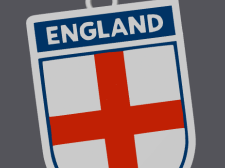 England Flag Hype Chain