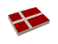 White Denmark Passport Case