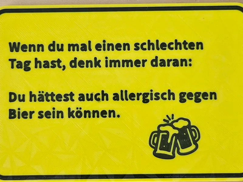 allergisch gegen Bier
