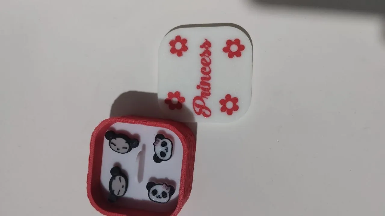 Caja para regalar aretes de niñas view 3