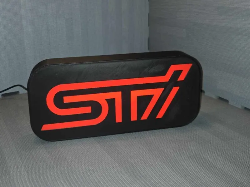 Subaru sti lightbox