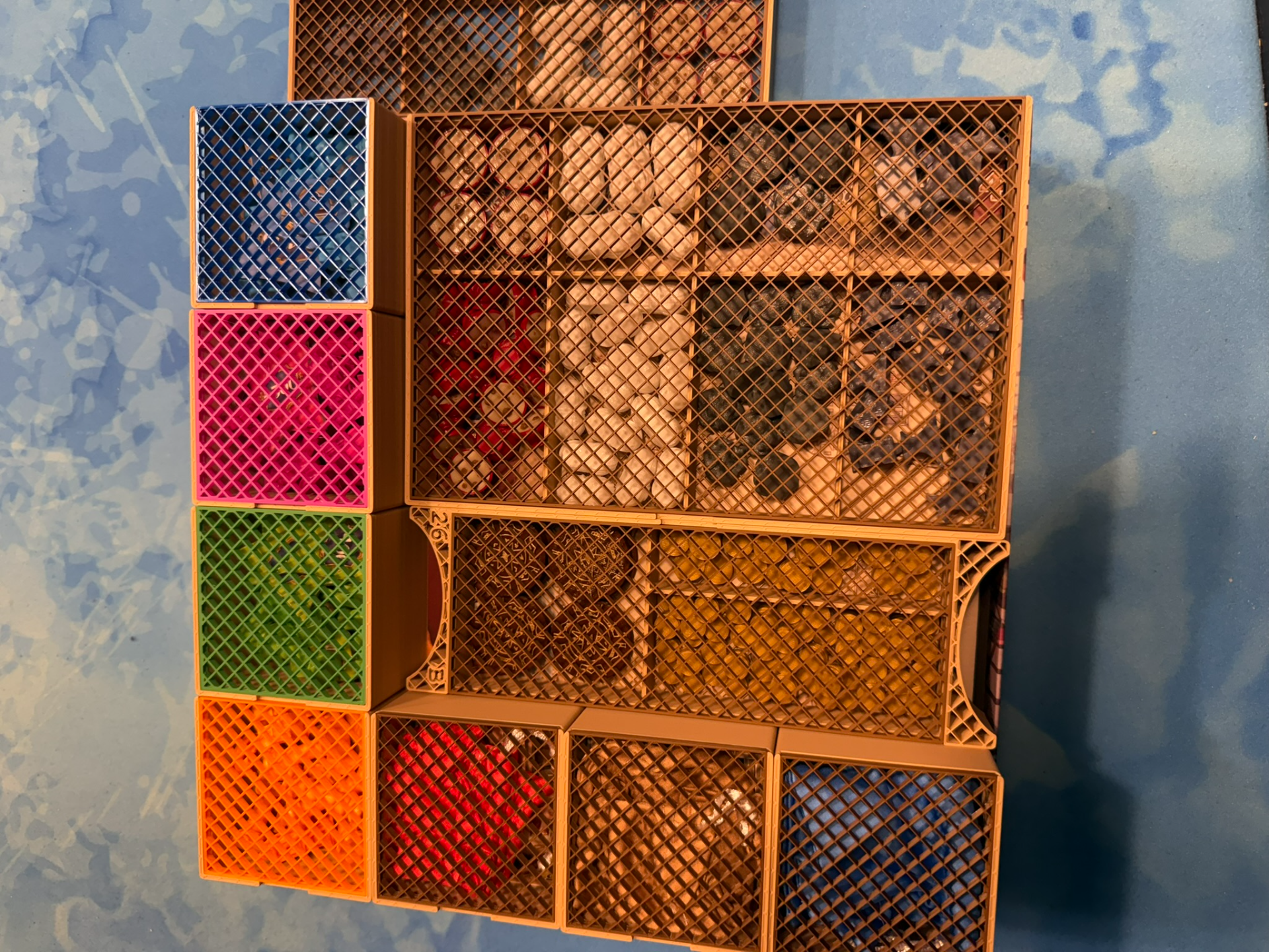 Tiletum big box insert +exp +side +low PLA 3D model
