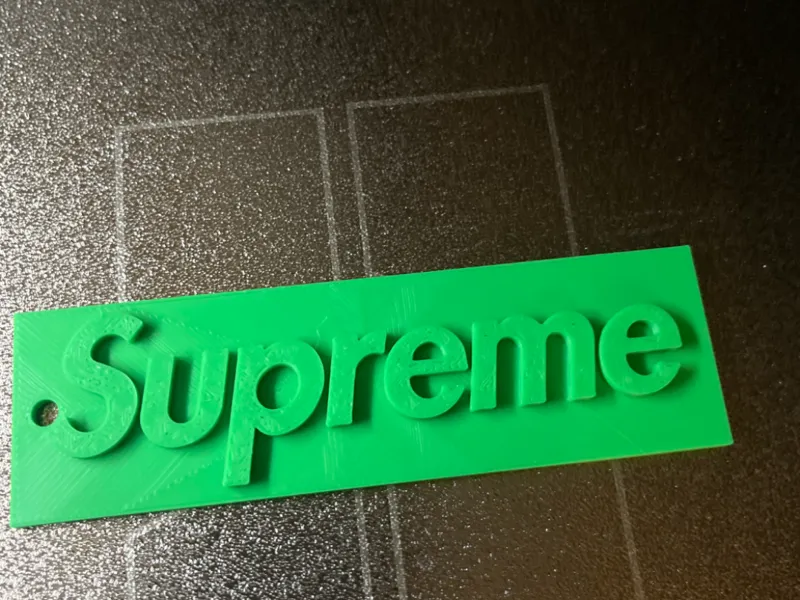 Supreme Style Keychain