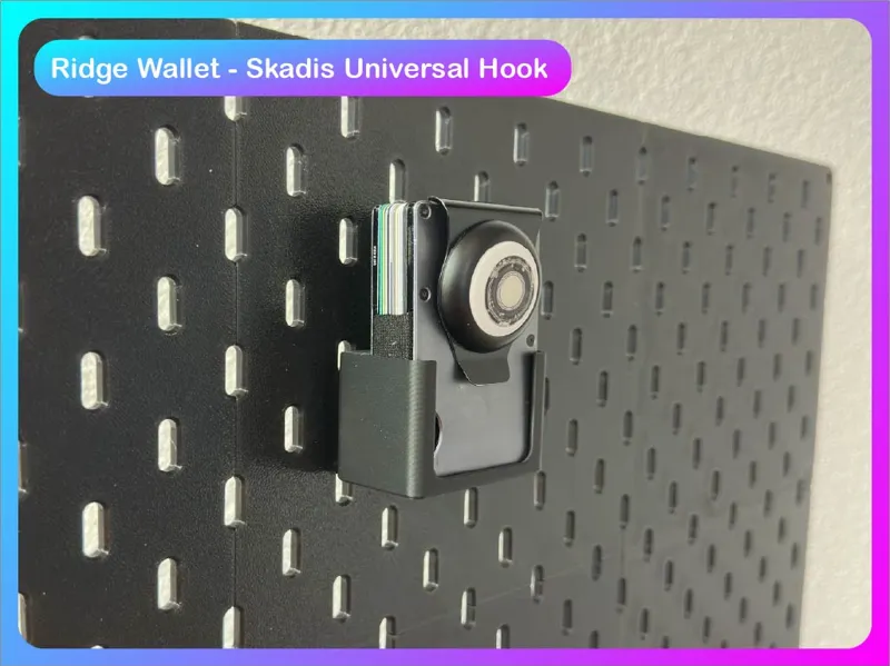 Ridge Wallet Skadis Universal Hook