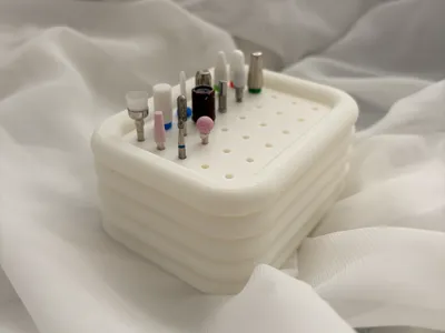 Bit holder for nail drill