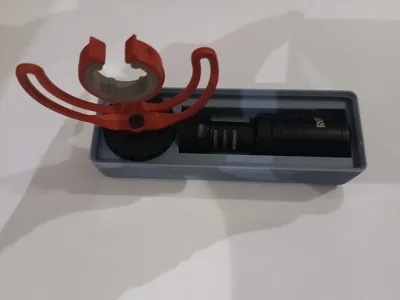 Rode Videomicro compact 3x1gridfinity cutout