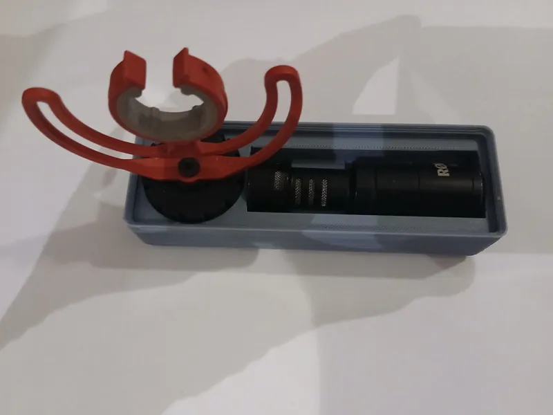 Rode Videomicro compact 3x1gridfinity cutout