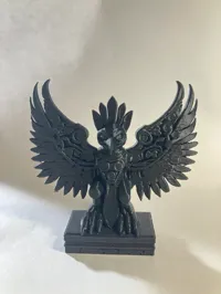 Totem sculpté façon aigle — photo 2