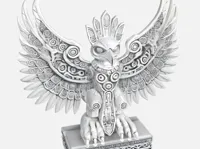 Totem sculpté façon aigle — photo 1