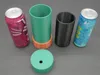 Lidded top can holder with circular base