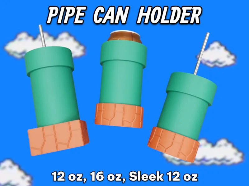 Warp Pipe Can Holder