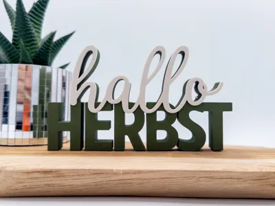 Hello Autumn – 3D Standee | Autumn Decoration