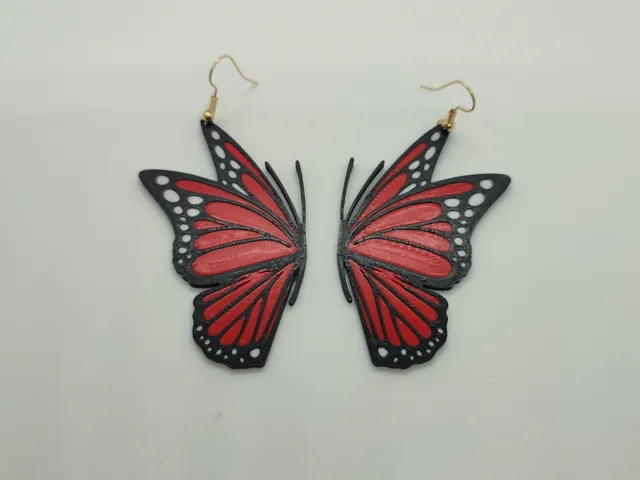 Aretes mariposa