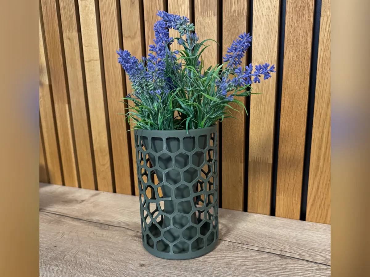 Vase voronoï futuriste