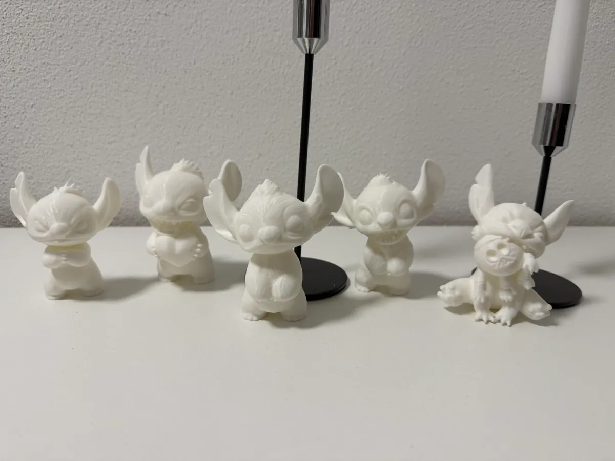 Stitch in different variations - Free 3D Print Model - MakerWorld