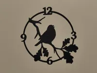 Horloge murale motif oiseau — photo 2