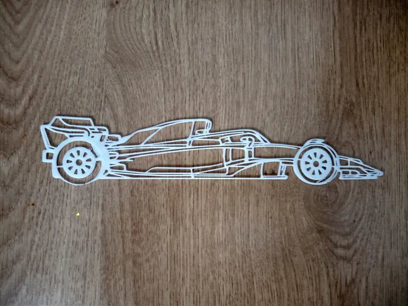 F1 car wallart