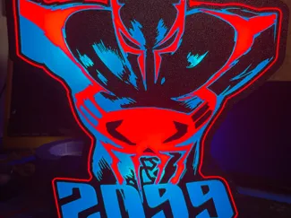 Spider man 2099 light box