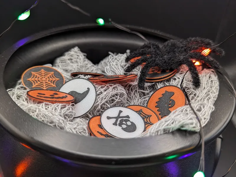 Simple Halloween Coasters / Tokens
