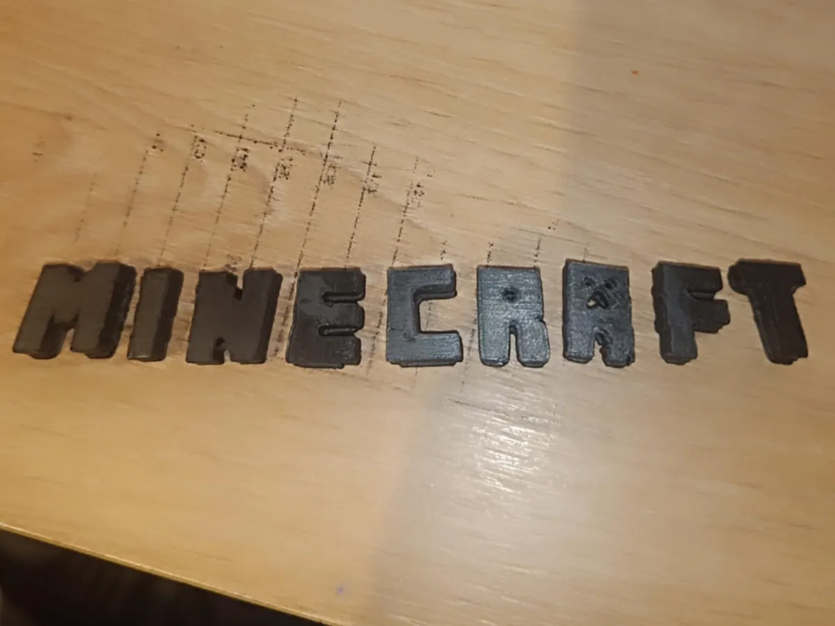 Riley Minecraft Letters Minecraft Logo Letters - Blocky Custom Text - Free 3D Print Model ...