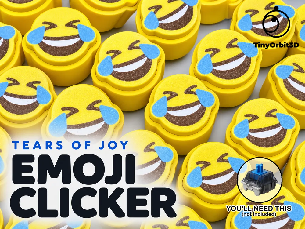 Objeto manipulable: Emoji Clicker: Tears of Joy - Fidget. Referencia del modelo original.