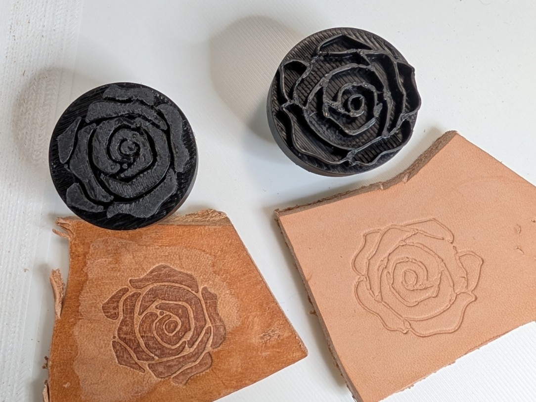 Rose Leather Stamps