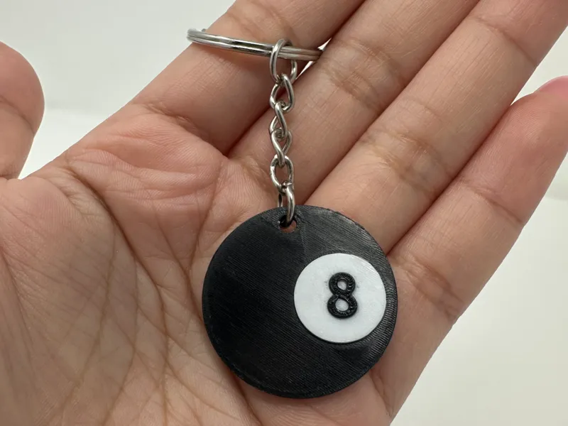 8 Ball Keychain