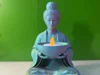 Bouddha assis façon photophore — photo 2