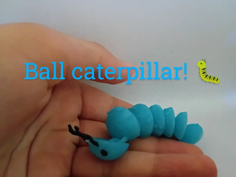 Articulated ball caterpillar