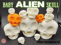 Crâne de bébé alien — photo 2