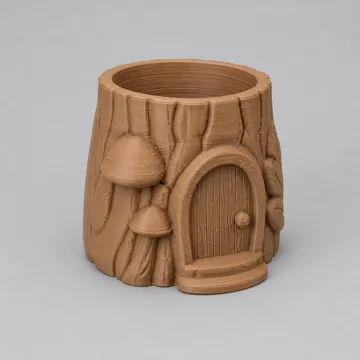 Jarrón decorativo: Tree Stump Vase — vista de referencia 4
