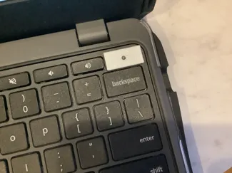 (Updated) Chromebook Power Button Cover