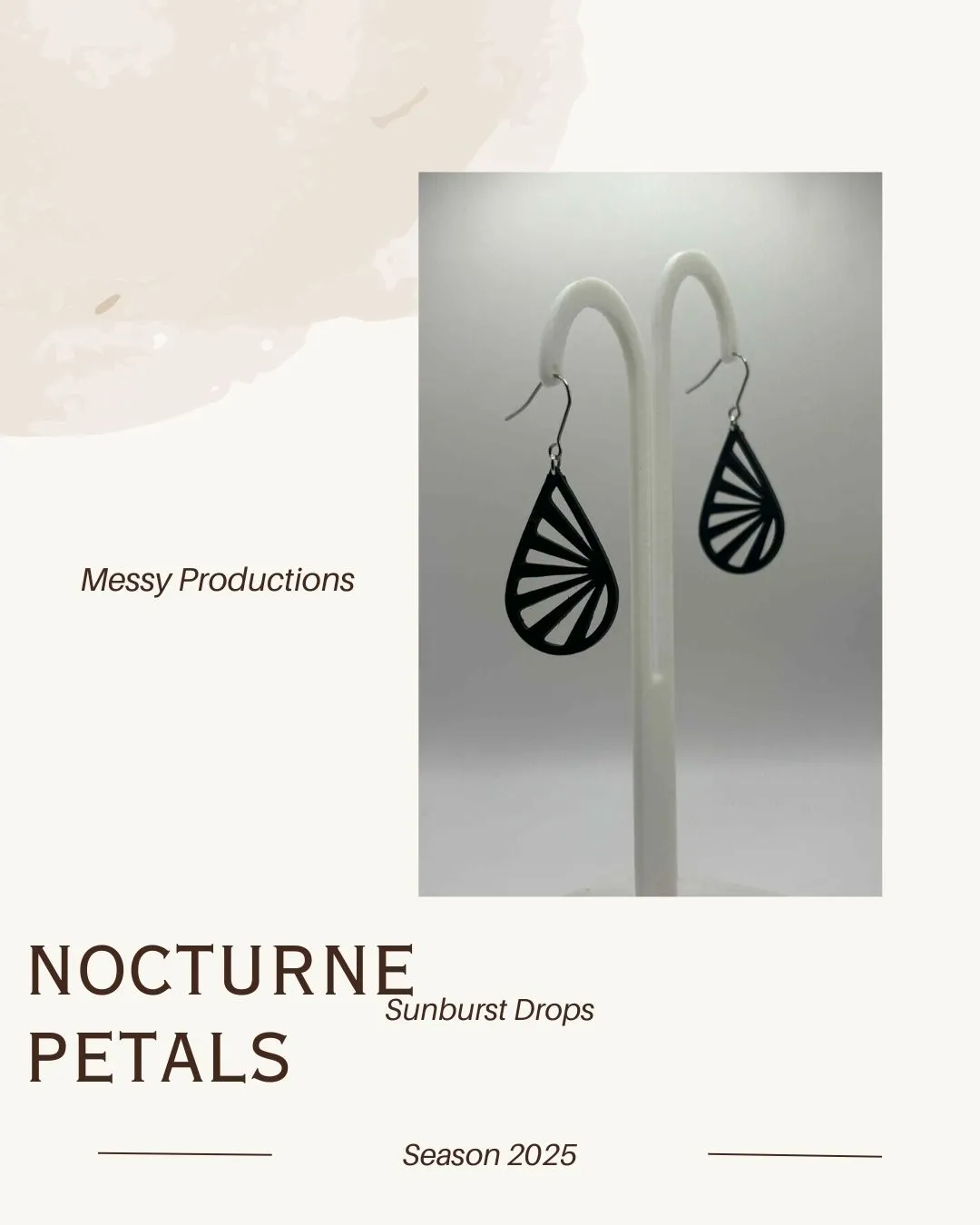 Sunburst Drops Earrings - No AMS view 2