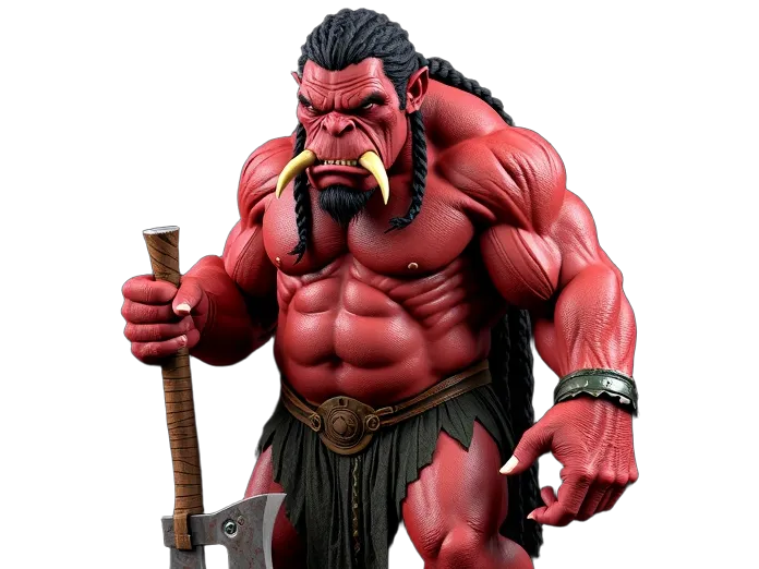 Red Orc Axe