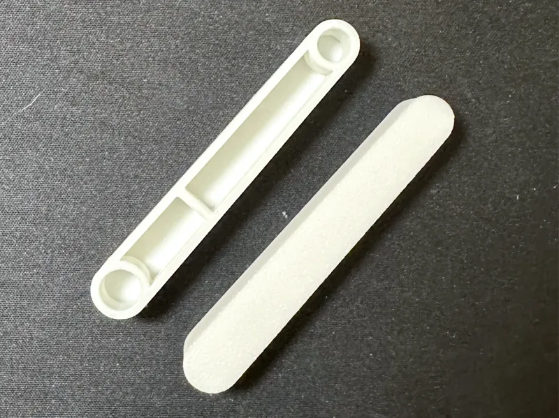 Wire Closet Shelf and Rod End Cap