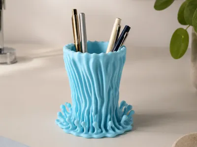 Pen Holder - Water Splash